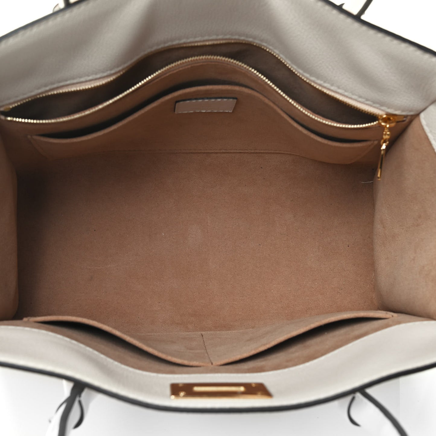 Calfskin Monogram On My Side Greige