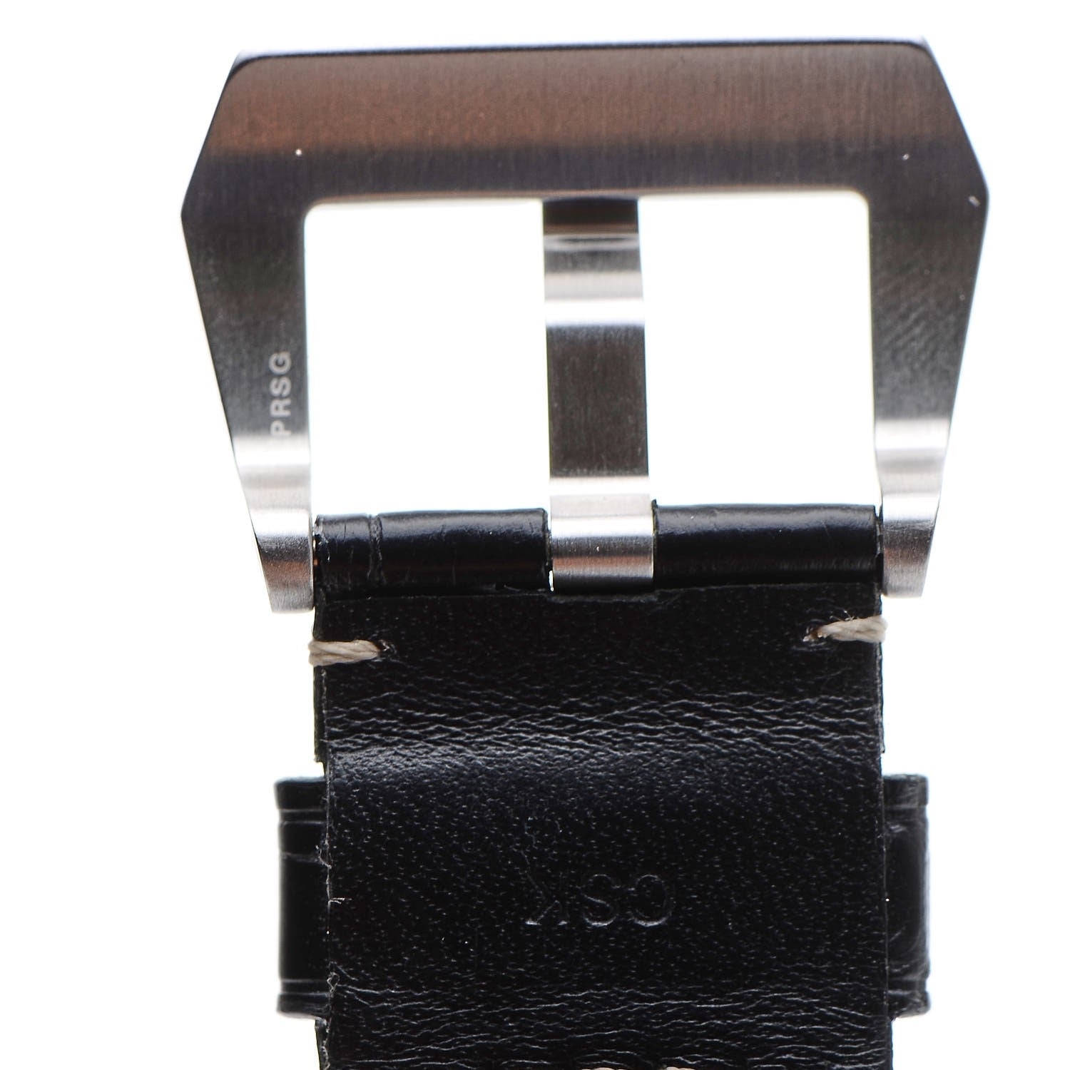 Panerai Stainless Steel Alligator 44mm 1950 3 Days GMT Power Reserve Automatic Watch Black PAM00321 6 of 8