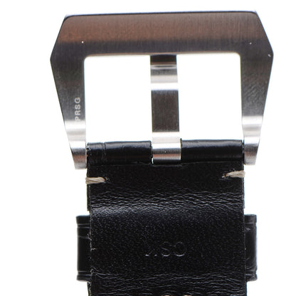 Panerai Stainless Steel Alligator 44mm 1950 3 Days GMT Power Reserve Automatic Watch Black PAM00321 6 of 8