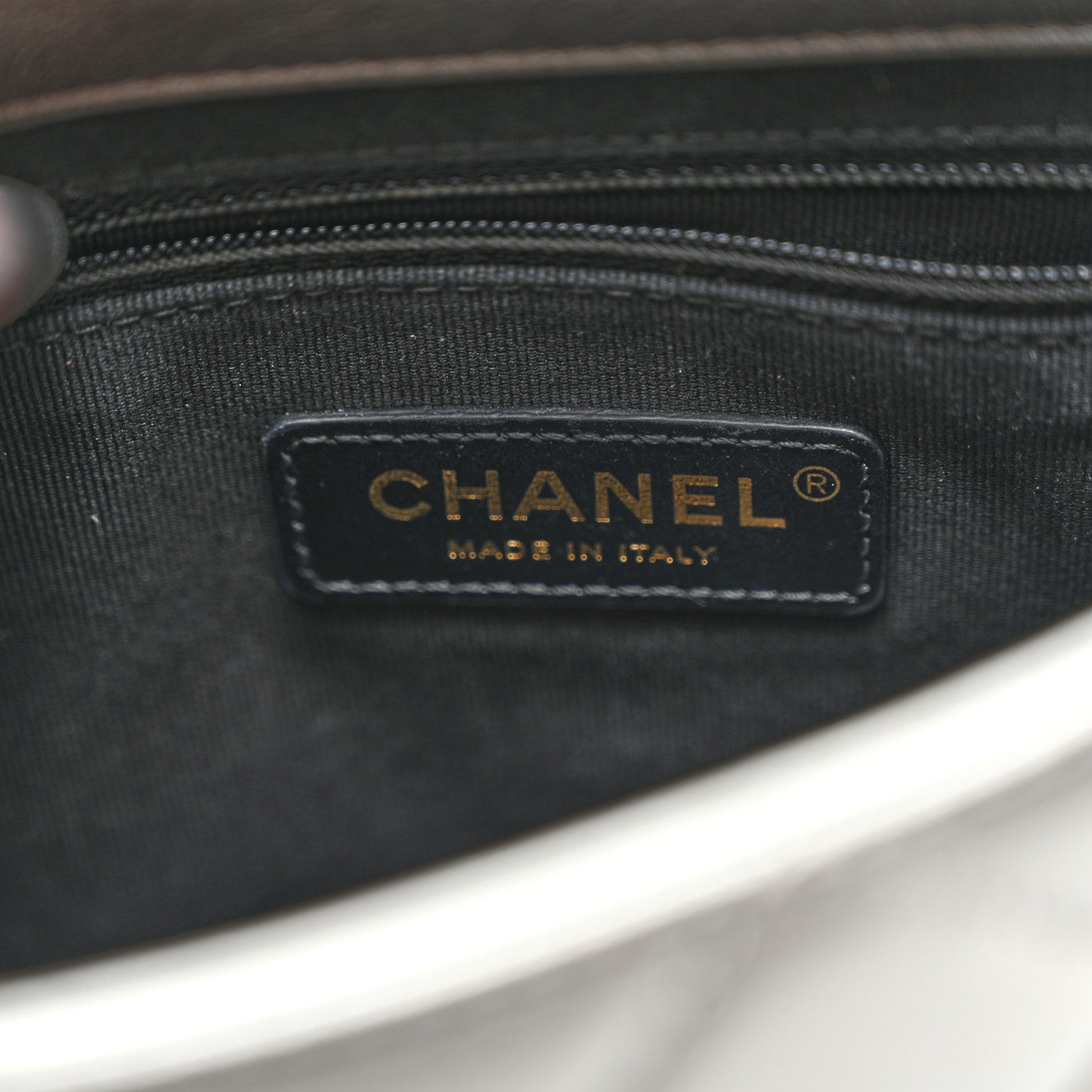Chanel Metallic Lambskin Quilted Small Side Note Flap Grey 6 of 10