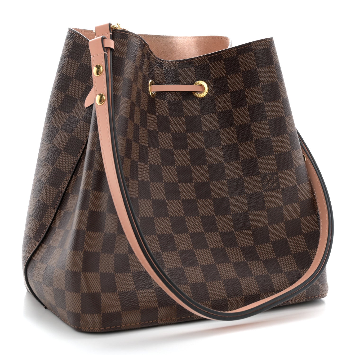 Louis Vuitton Damier Ebene Neonoe MM Venus Pink 3 of 11