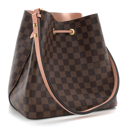 Louis Vuitton Damier Ebene Neonoe MM Venus Pink 3 of 11