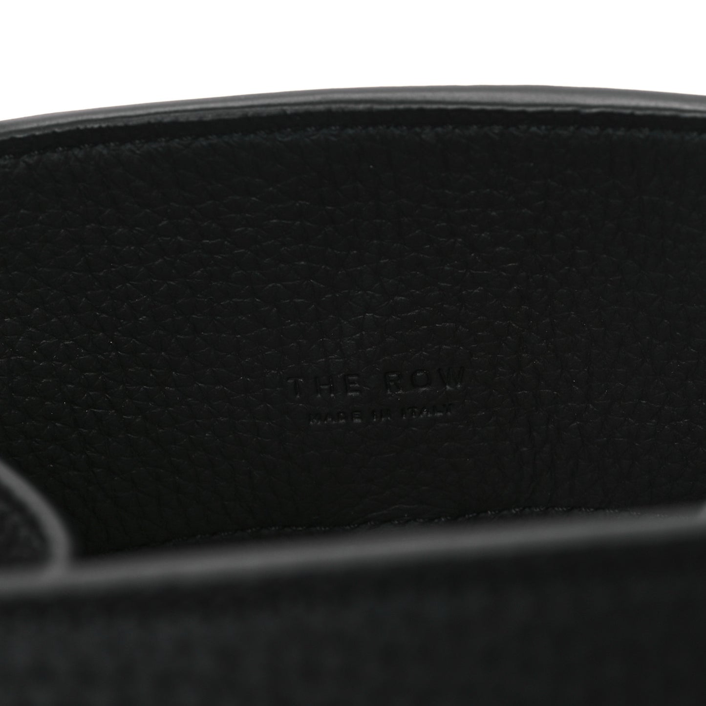 Grained Calfskin Soft Margaux 10 Bag Black