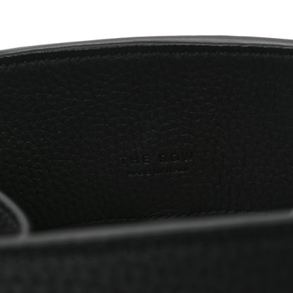 The Row Grained Calfskin Soft Margaux 10 Bag Black 6 of 9