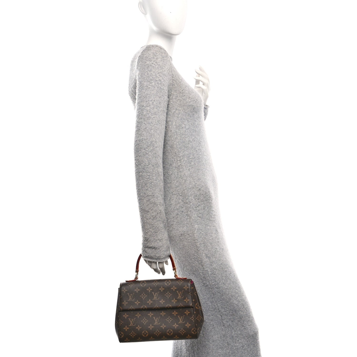 Louis Vuitton Monogram Cluny BB Bordeaux Fuchsia 2 of 9