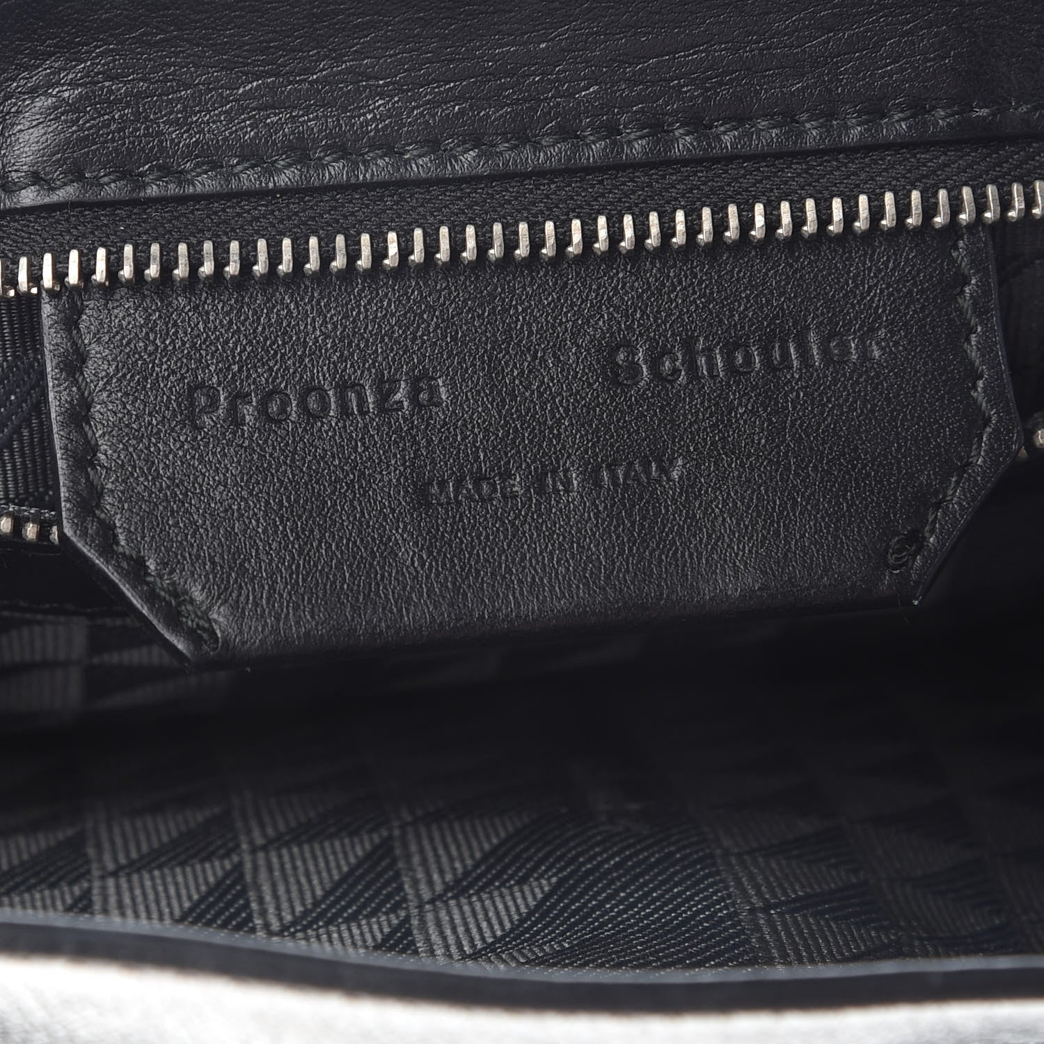 Proenza Schouler Metallic Lambskin PS1 Tiny Satchel Silver 5 of 9