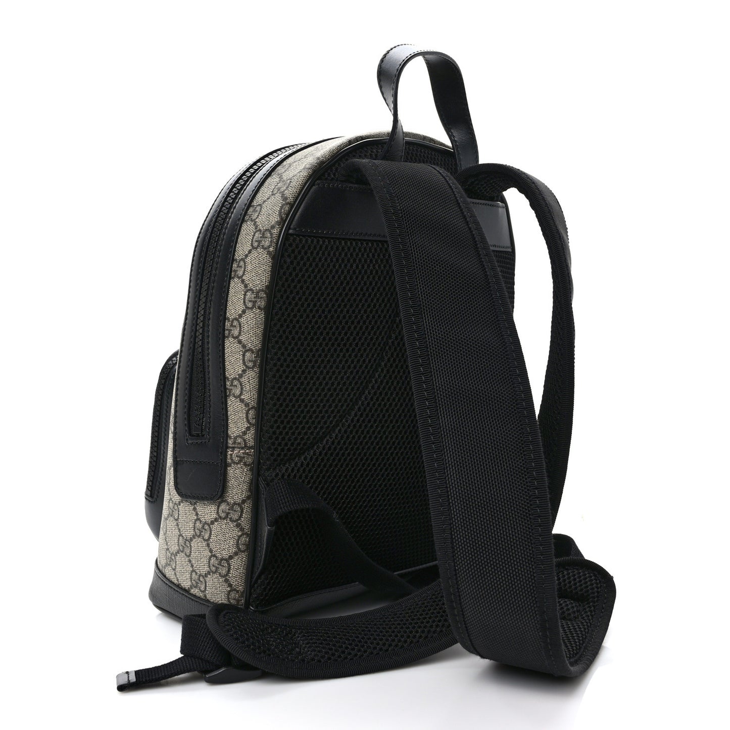 GG Supreme Monogram Small Eden Day Backpack Black