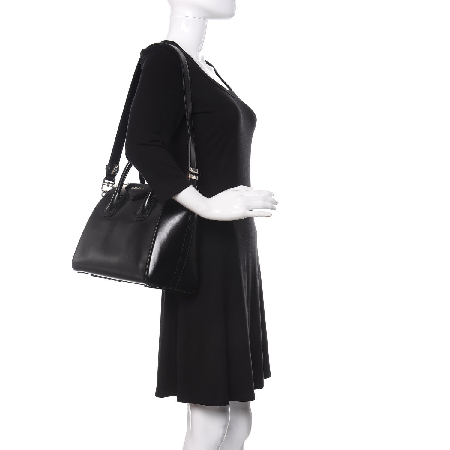 Givenchy Shiny Lord Calfskin Small Antigona Black 2 of 12