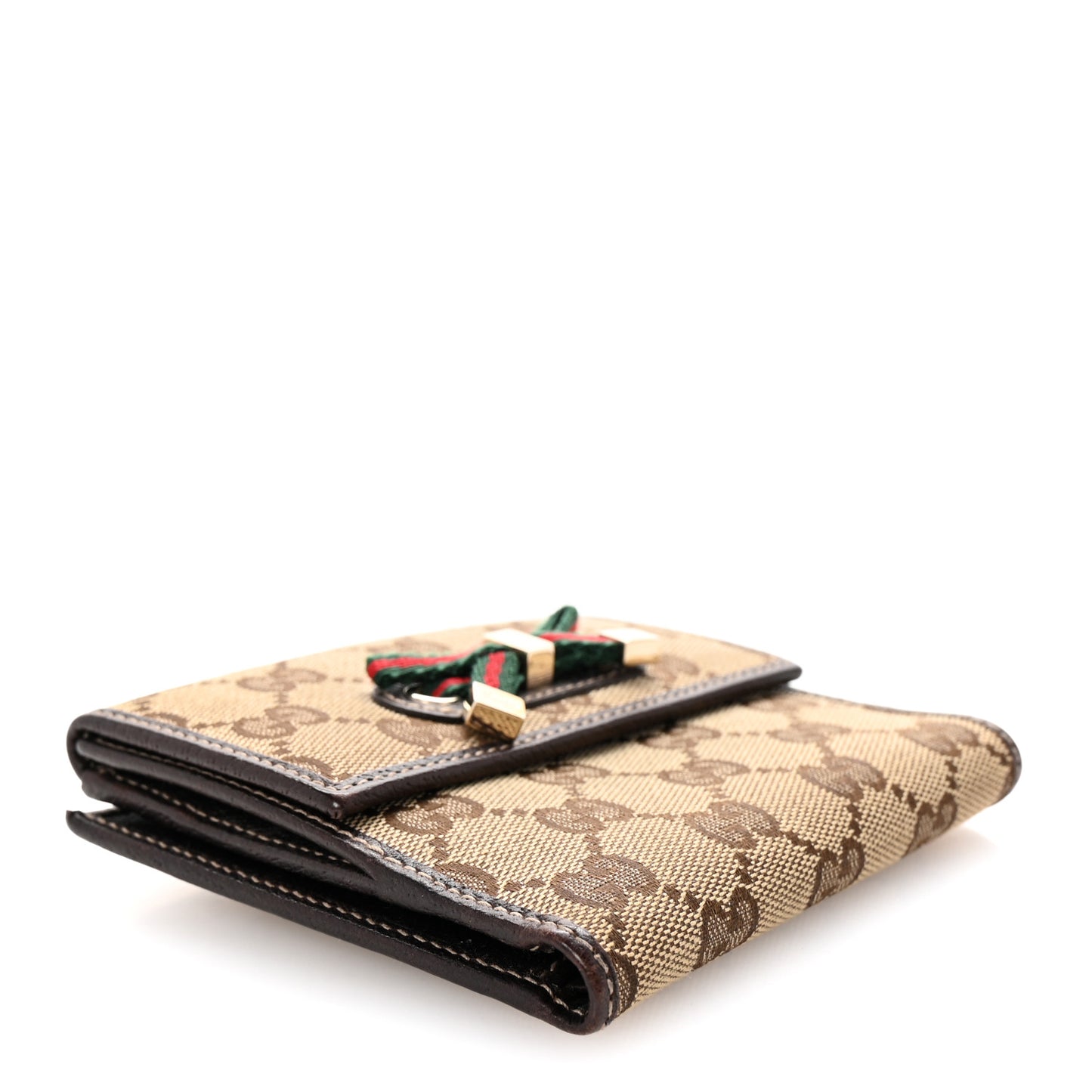 Monogram Princy Compact French Flap Wallet Brown