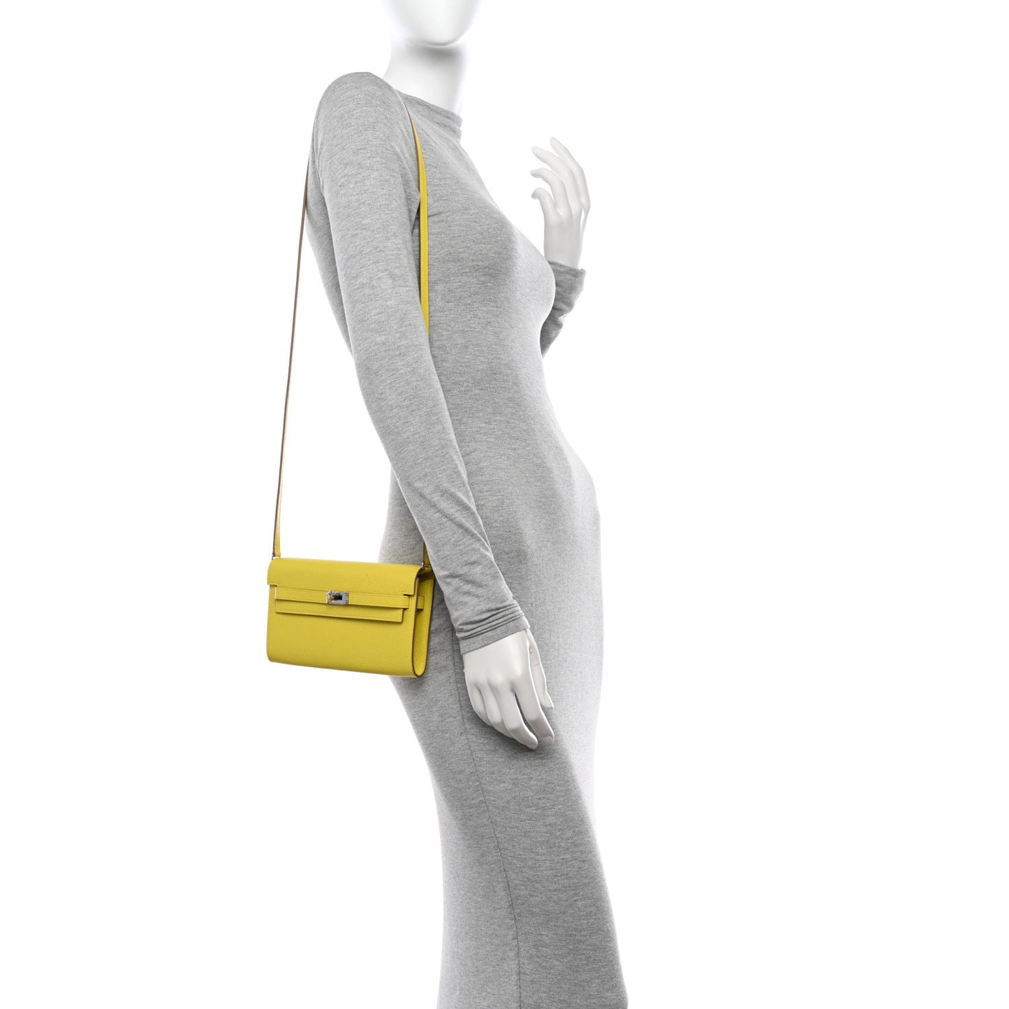 Chevre Mysore Kelly Wallet To Go Lime