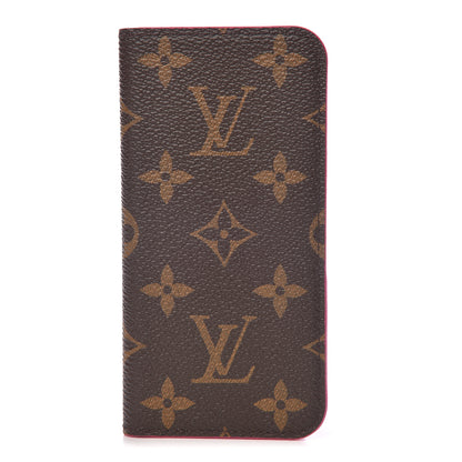 Louis Vuitton Monogram iPhone 7 Folio Case Pink 1 of 7