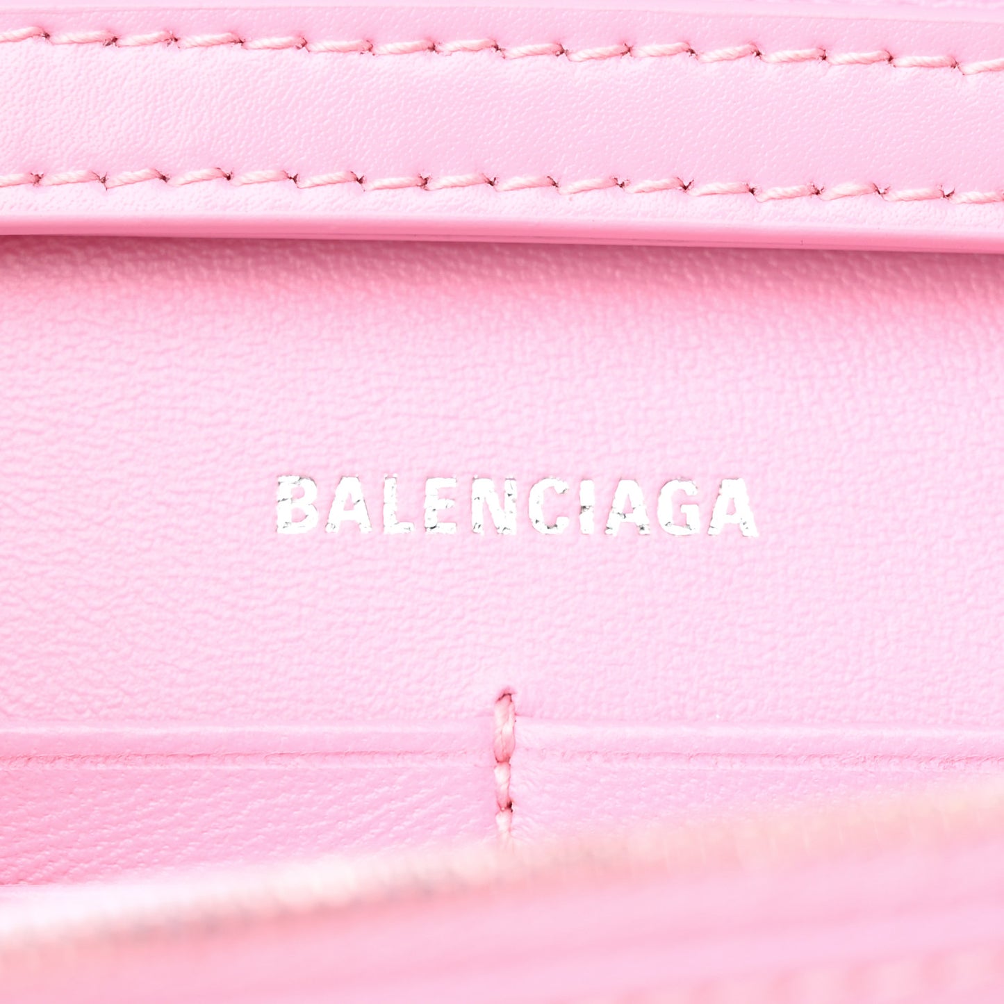 Shiny Box Calfskin Tonal B Hourglass Chain Bag Candy Pink