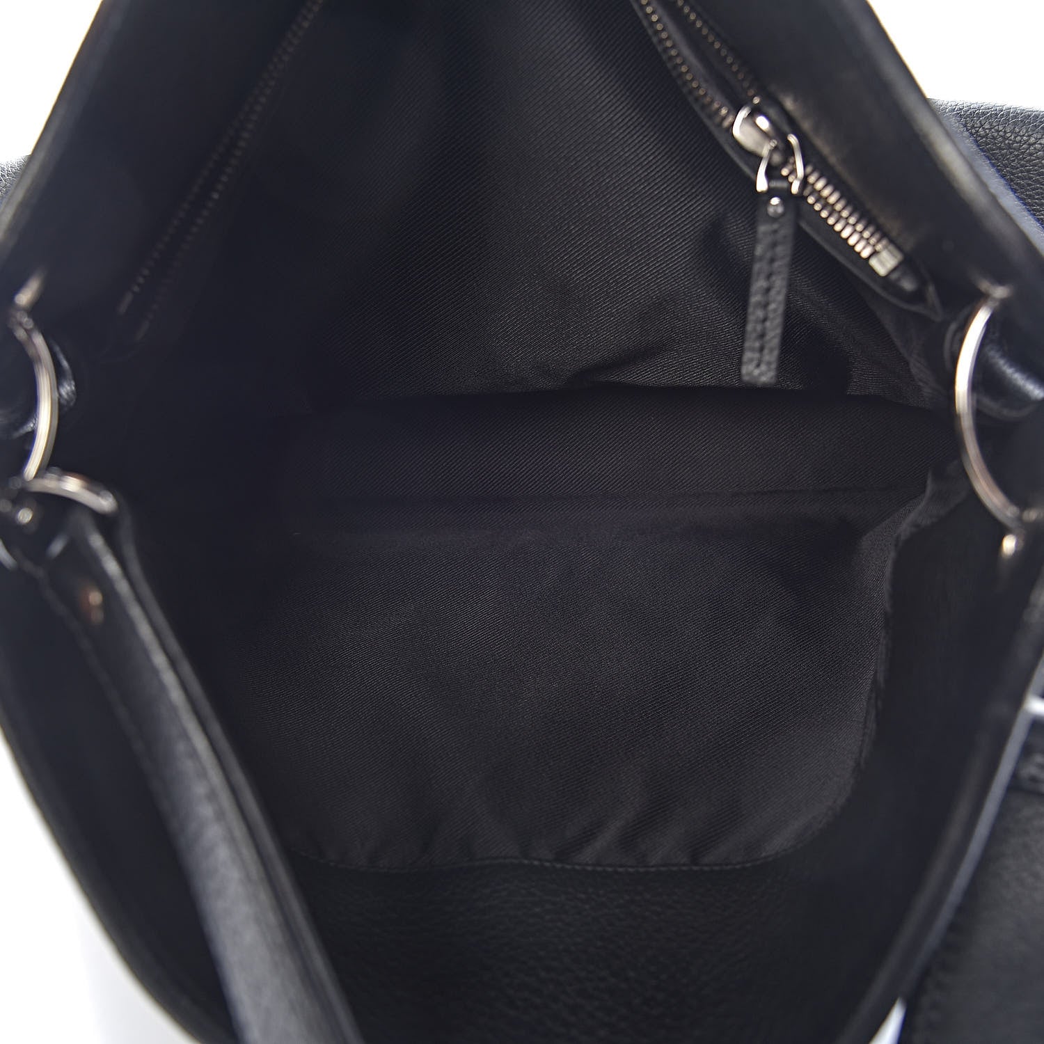Gucci Grained Calfskin Large Shoulder Bag Black 8 of 16