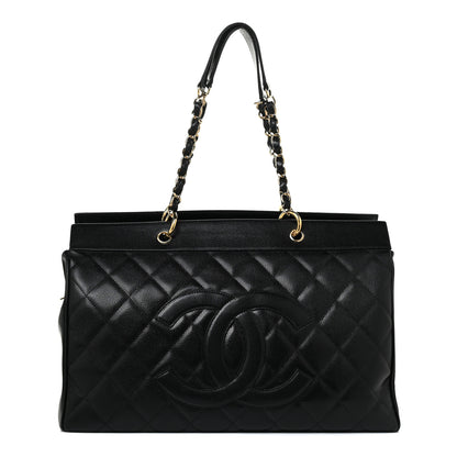Chanel Caviar Quilted Timeless XL Weekender Bag Black 1 of 15