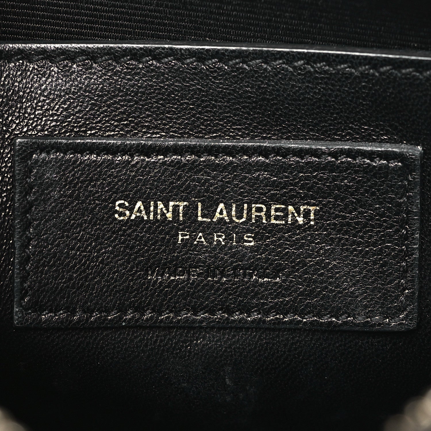 Saint Laurent Lambskin Chevron Small Classic Monogram Camera Bag Nero Black 6 of 11
