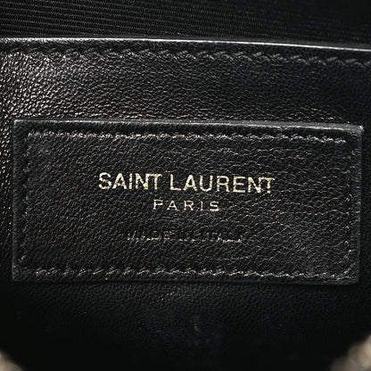 Saint Laurent Lambskin Chevron Small Classic Monogram Camera Bag Nero Black 6 of 11