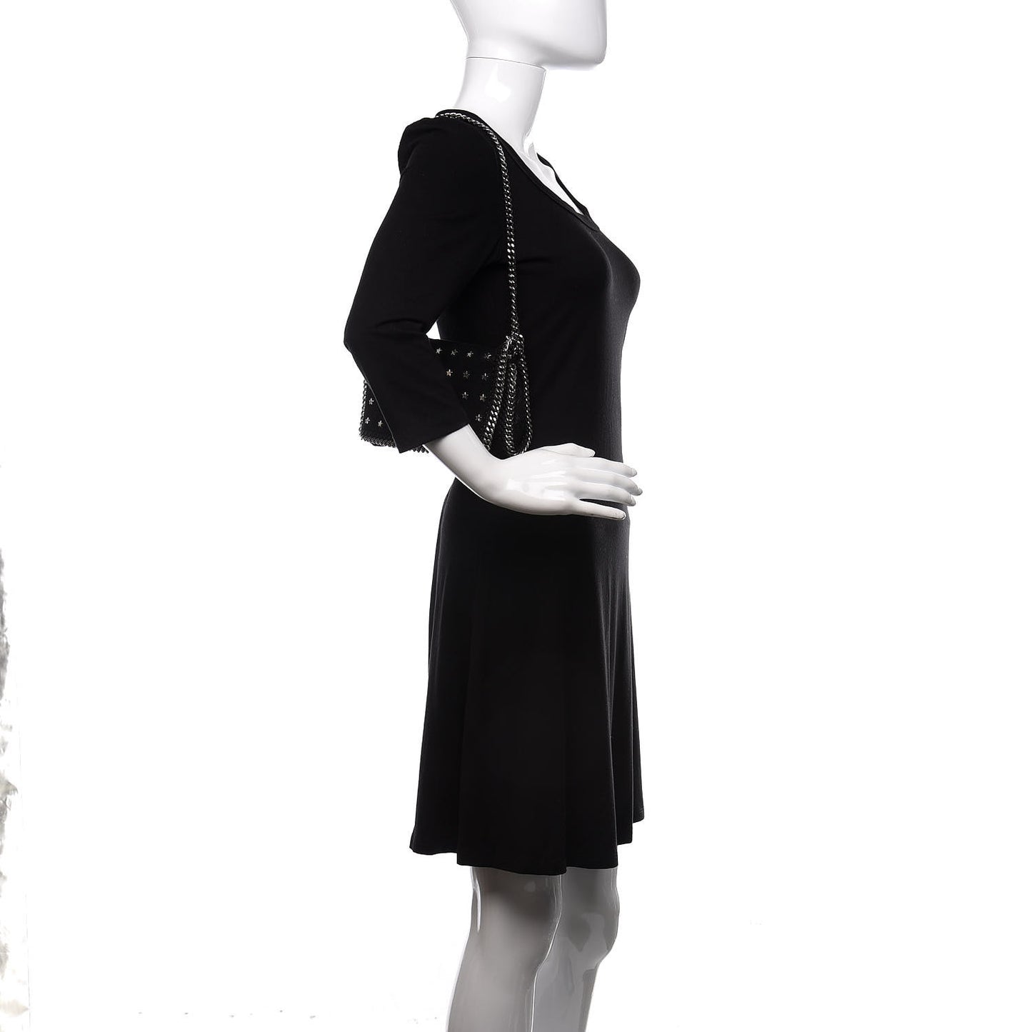 Shaggy Deer Star Falabella Crossbody Bag Black
