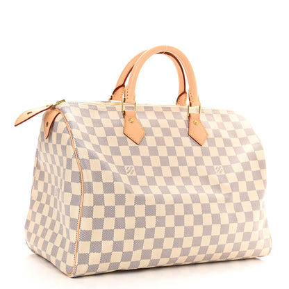 Louis Vuitton Damier Azur Speedy 35 3 of 10