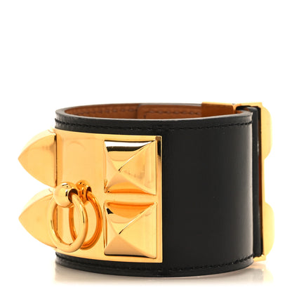 Hermes Box Collier De Chien CDC Bracelet XS Black 1 of 7