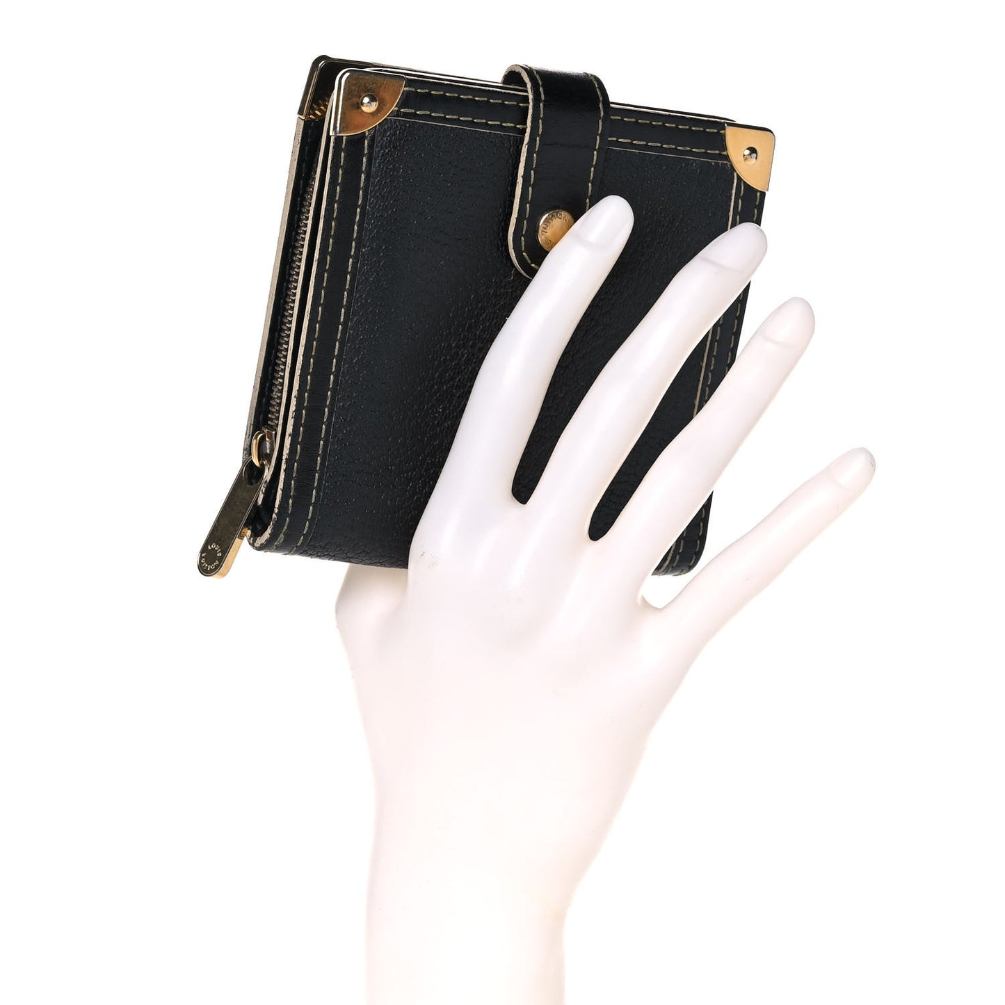 Suhali Compact Zipped Wallet Black