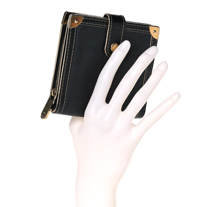 Louis Vuitton Suhali Compact Zipped Wallet Black 2 of 14