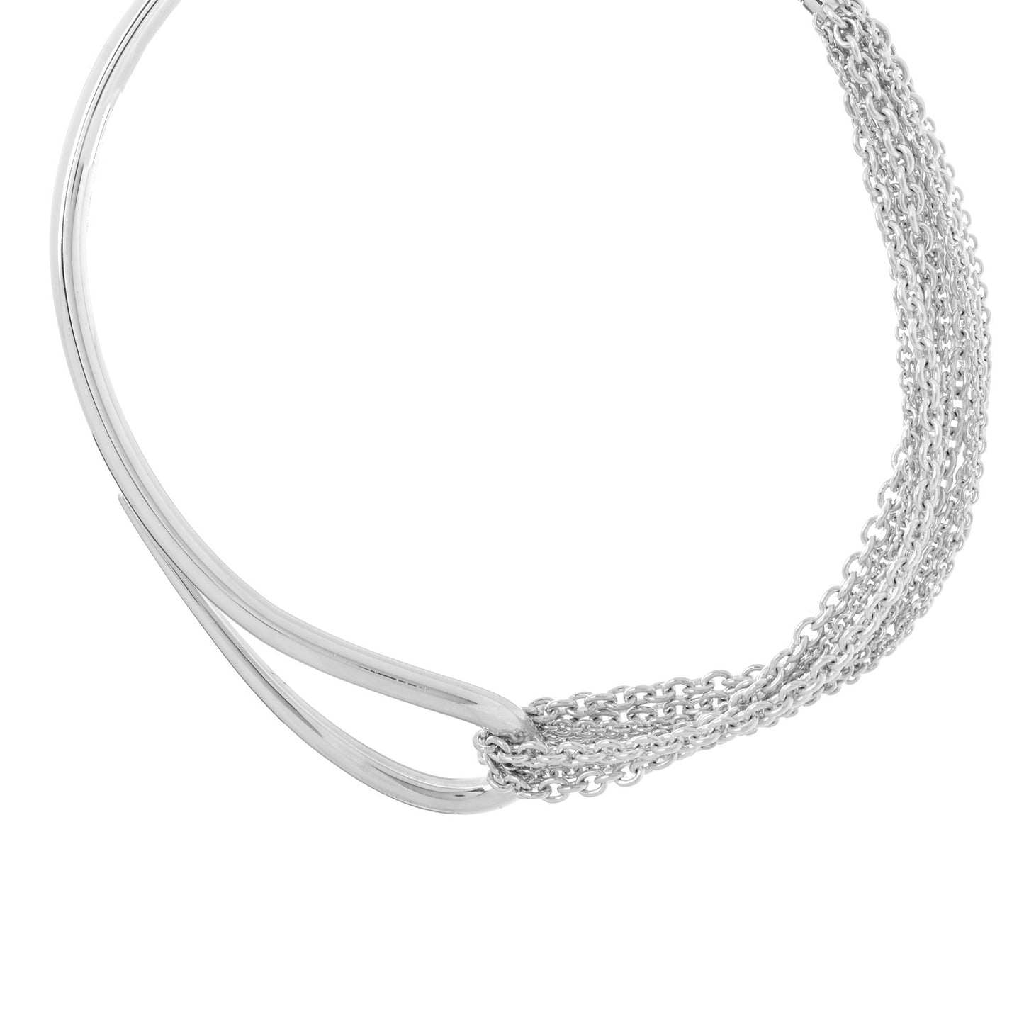 Sterling Silver Licol Collar Necklace ST