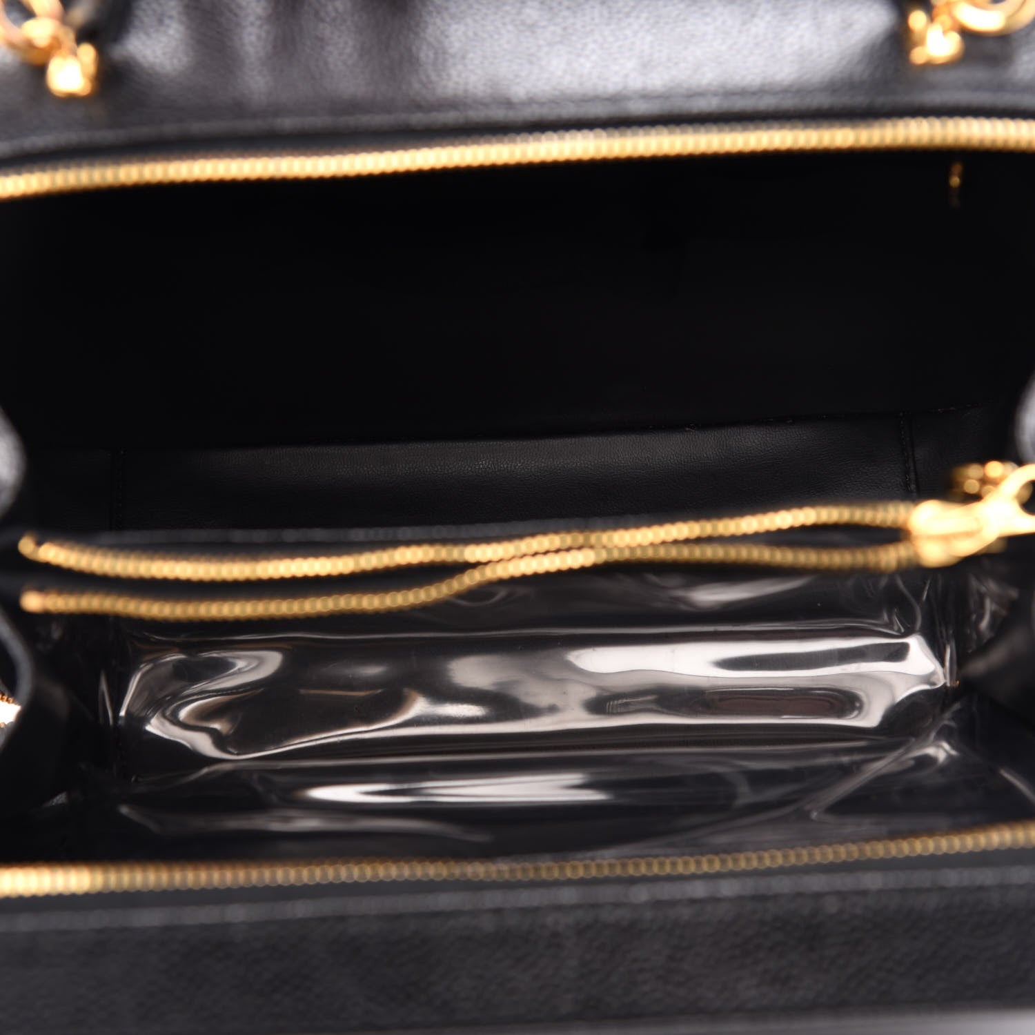 Chanel Caviar CC Vanity Case Black 5 of 10