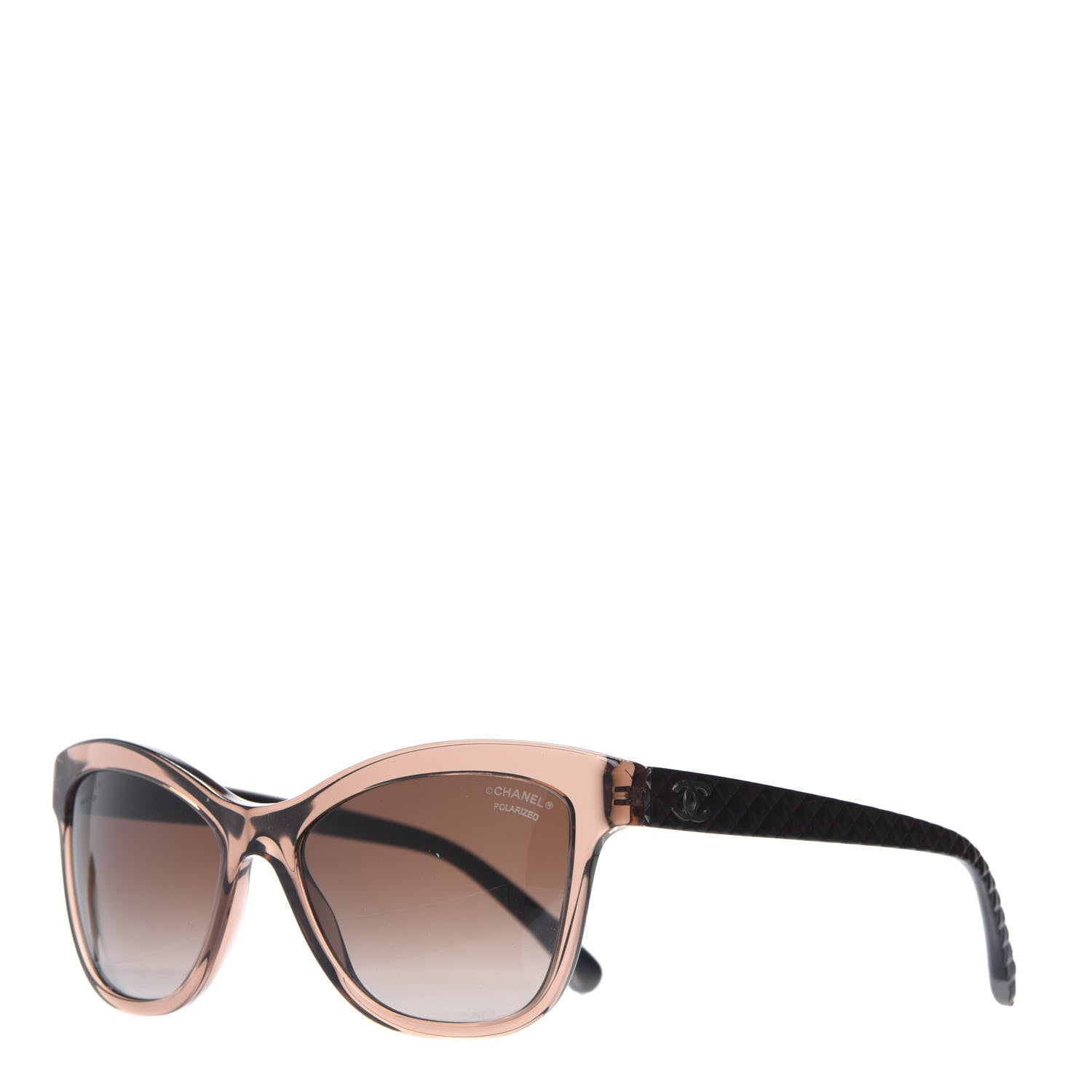 Chanel Polarized CC Cat Eye Sunglasses 5330-A Brown 1 of 4