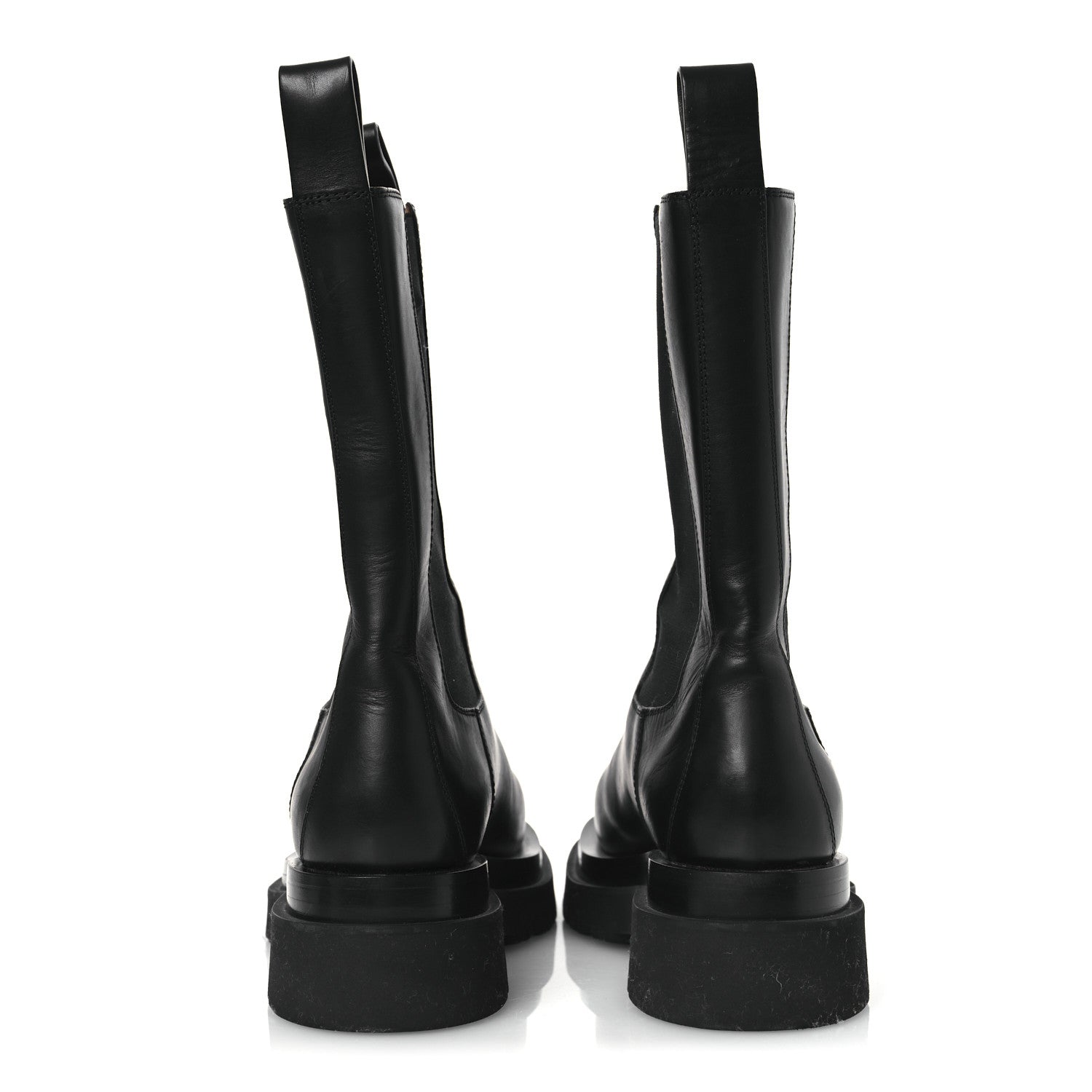 Bottega Veneta Calfskin The Lug Chelsea 55mm Boots 37 Black 6 of 12