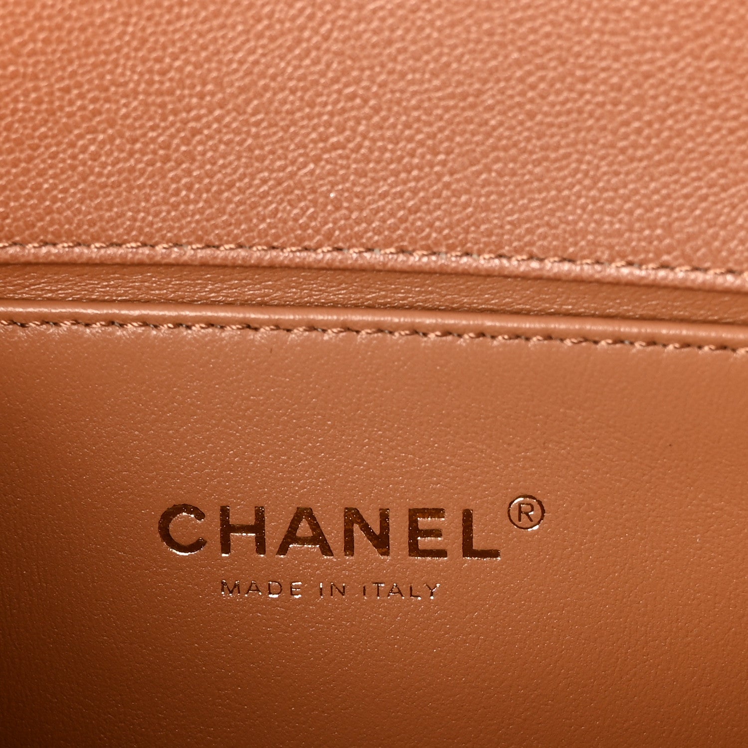 Chanel Caviar Chevron Quilted Medium Boy Flap Brown 6 of 11