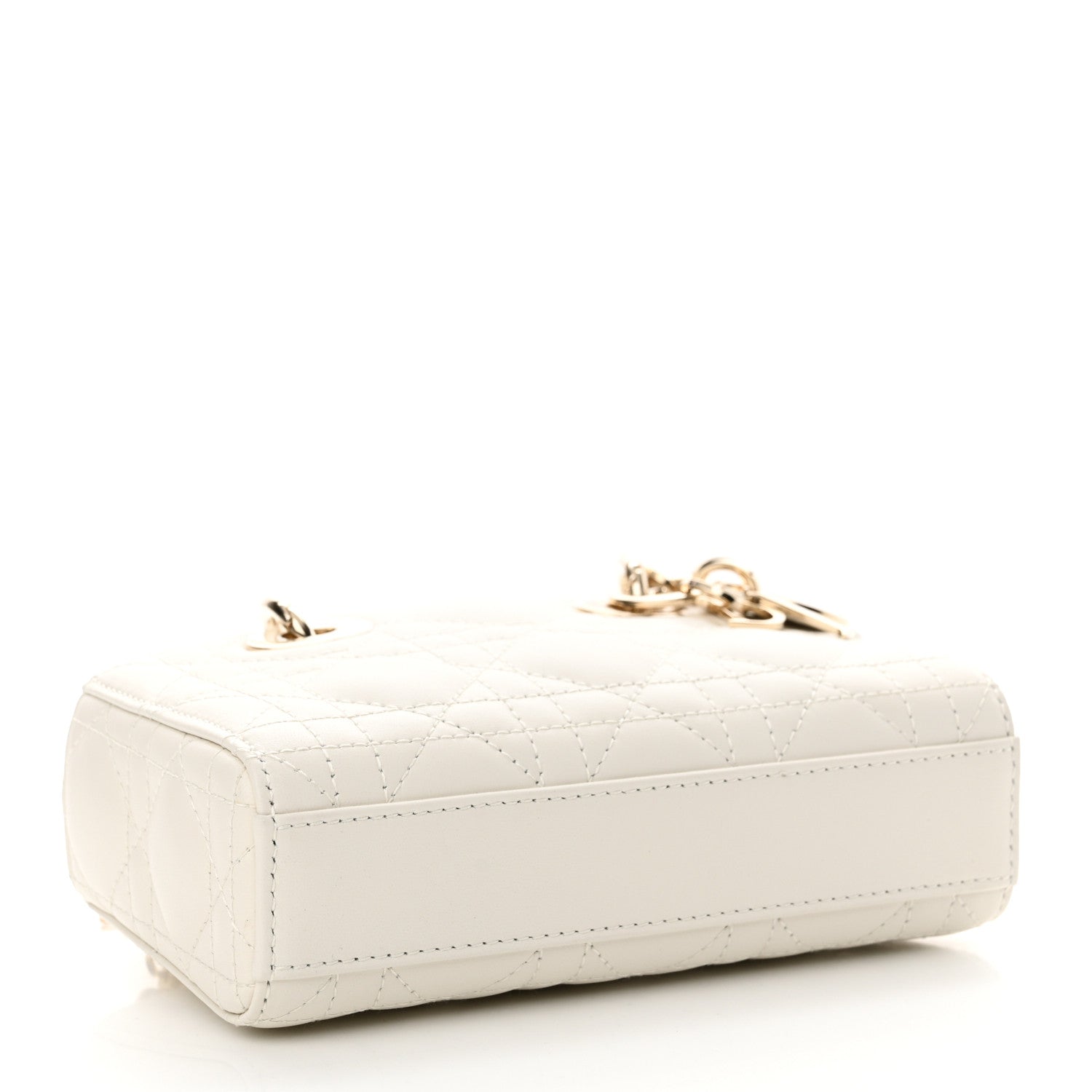 Christian Dior Lambskin Cannage Micro Lady D-Joy Latte 4 of 11