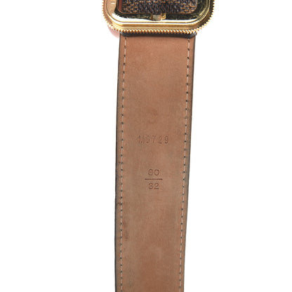 Louis Vuitton Damier Ebene Tresor Belt 80 32 4 of 9