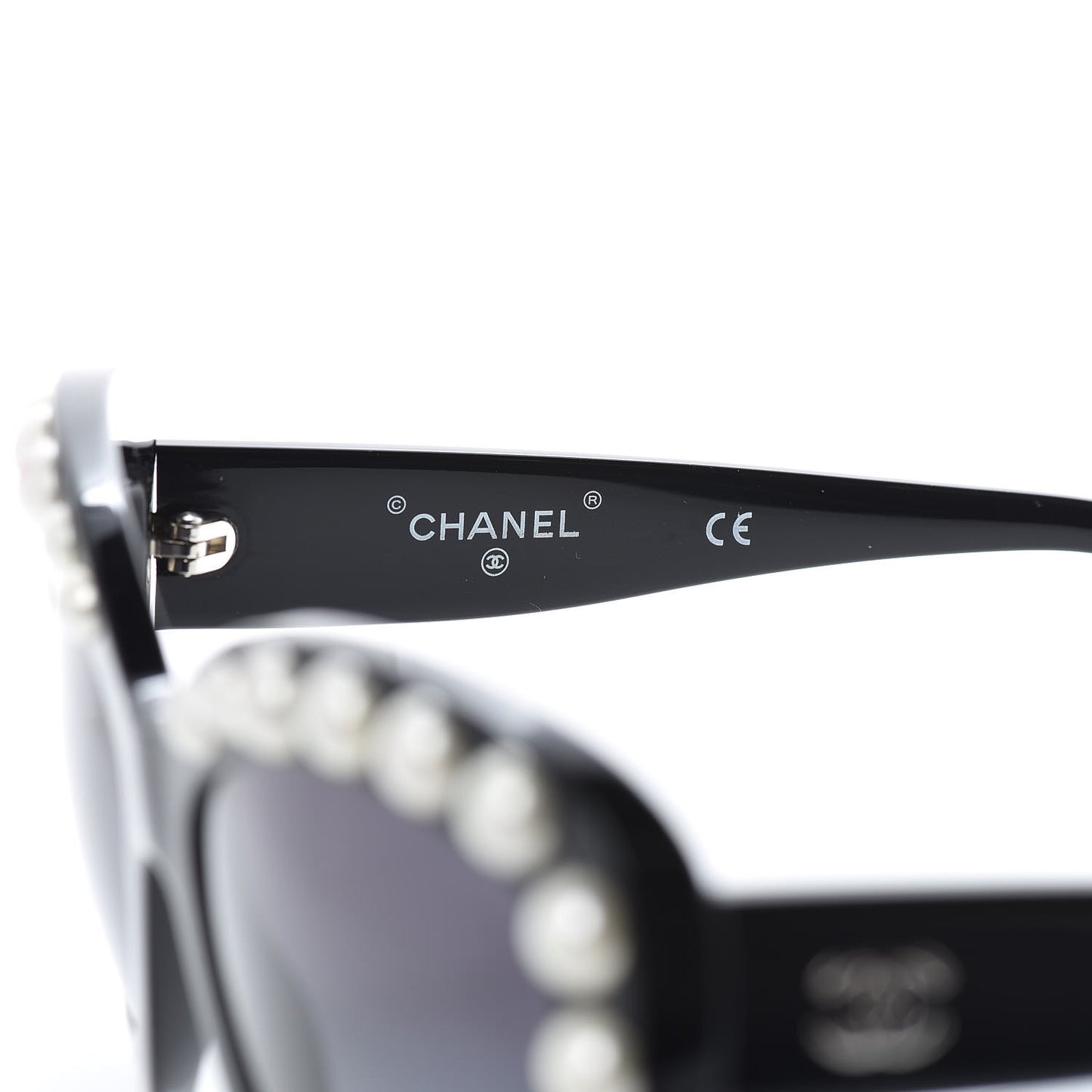 Pearl Cat Eye Sunglasses 71096 Black