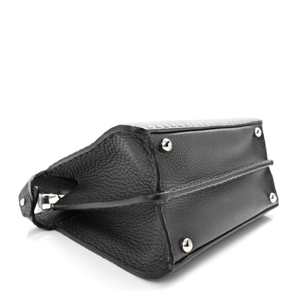Fendi Cuoio Romano Selleria Chamois Small Peekaboo I SEE U Satchel Asfalto Camelia 4 of 9