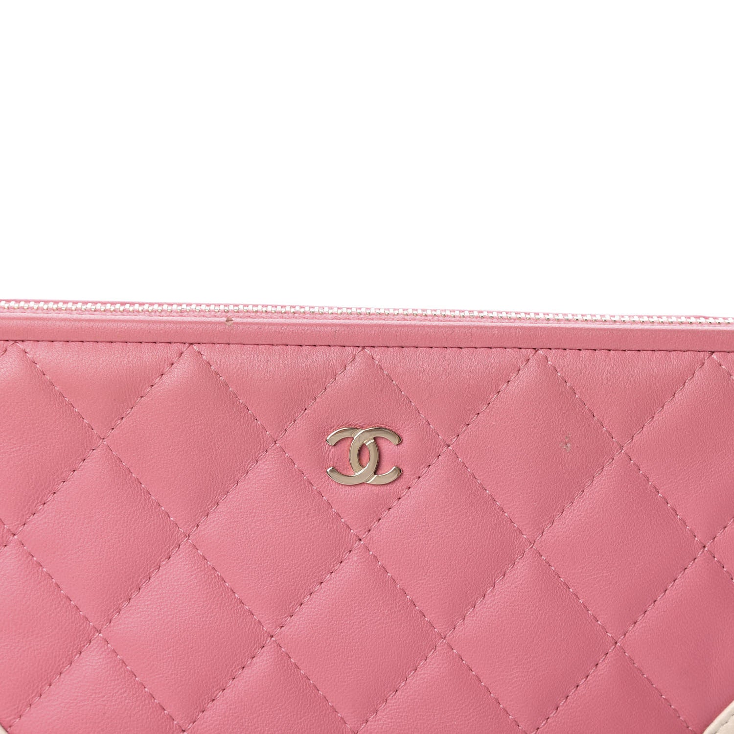 Chanel Lambskin Patchwork Large Cosmetic Case Multicolor 9 of 10