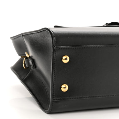 Saint Laurent Calfskin Monogram Baby Cabas Black 8 of 9