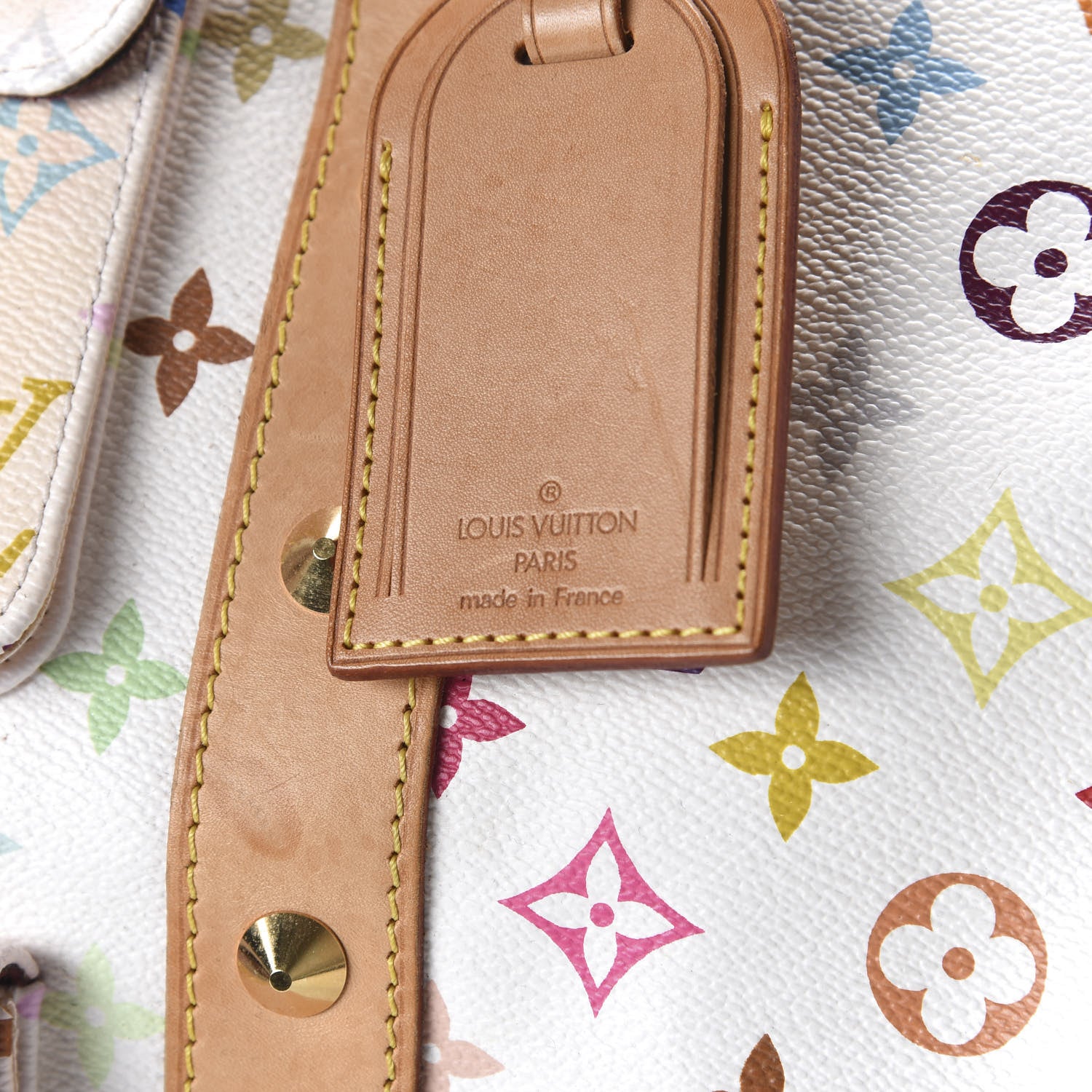 Louis Vuitton Monogram Multicolor Keepall 45 White 8 of 10