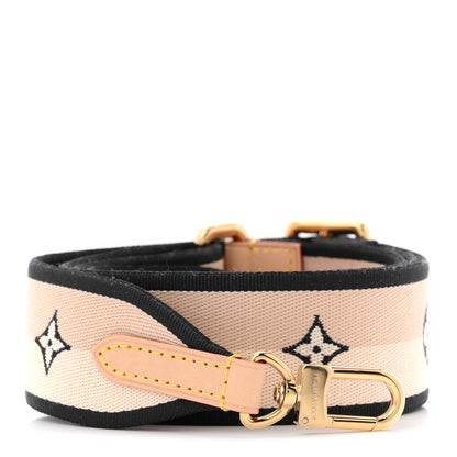 Louis Vuitton Jacquard Speedy Bandouliere 20 Shoulder Strap Black 1 of 3