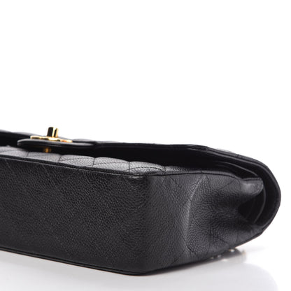 Chanel Caviar Quilted Medium Double Flap Black 7 of 9