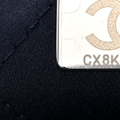 Chanel Stitched Denim Quilted Chanel 22 Blue 8 of 11