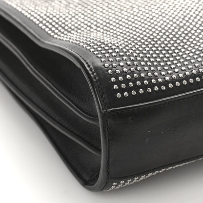 Saint Laurent Calfskin Stud Sac De Jour Clutch Black 8 of 9