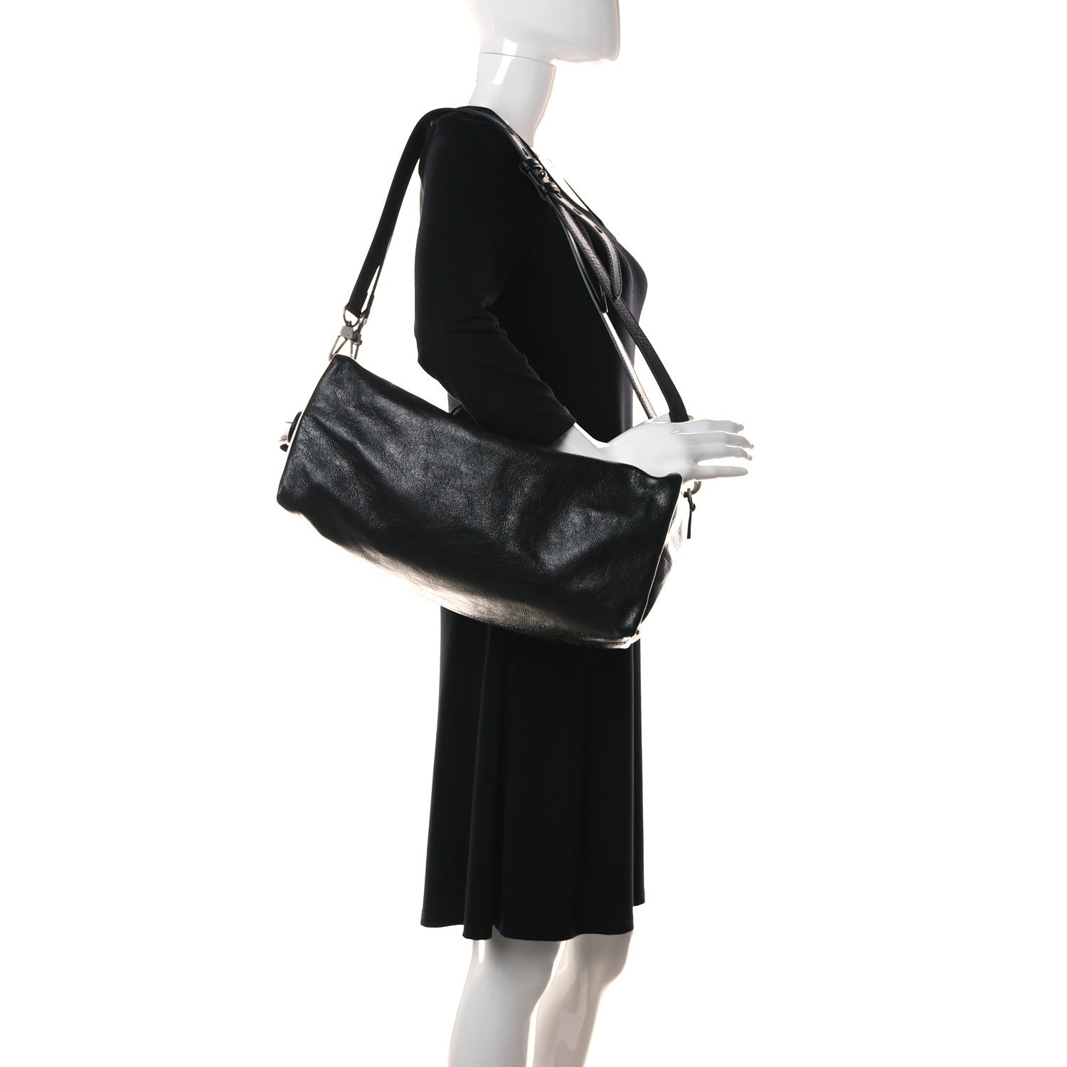Gucci Fluffy Calfskin Morpheus Convertible Backpack Black 3 of 16