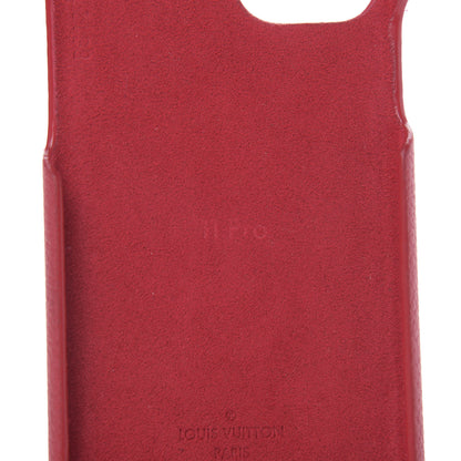 Louis Vuitton Calfskin Monogram iPhone 11 Pro Bumper Scarlet 7 of 9