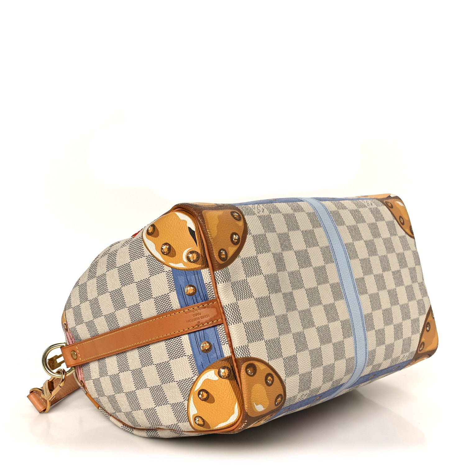 Louis Vuitton Damier Azur Summer Trunks Speedy Bandouliere 30