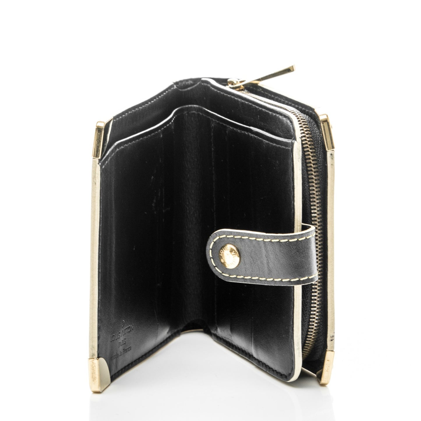 Suhali Compact Zipped Wallet Black