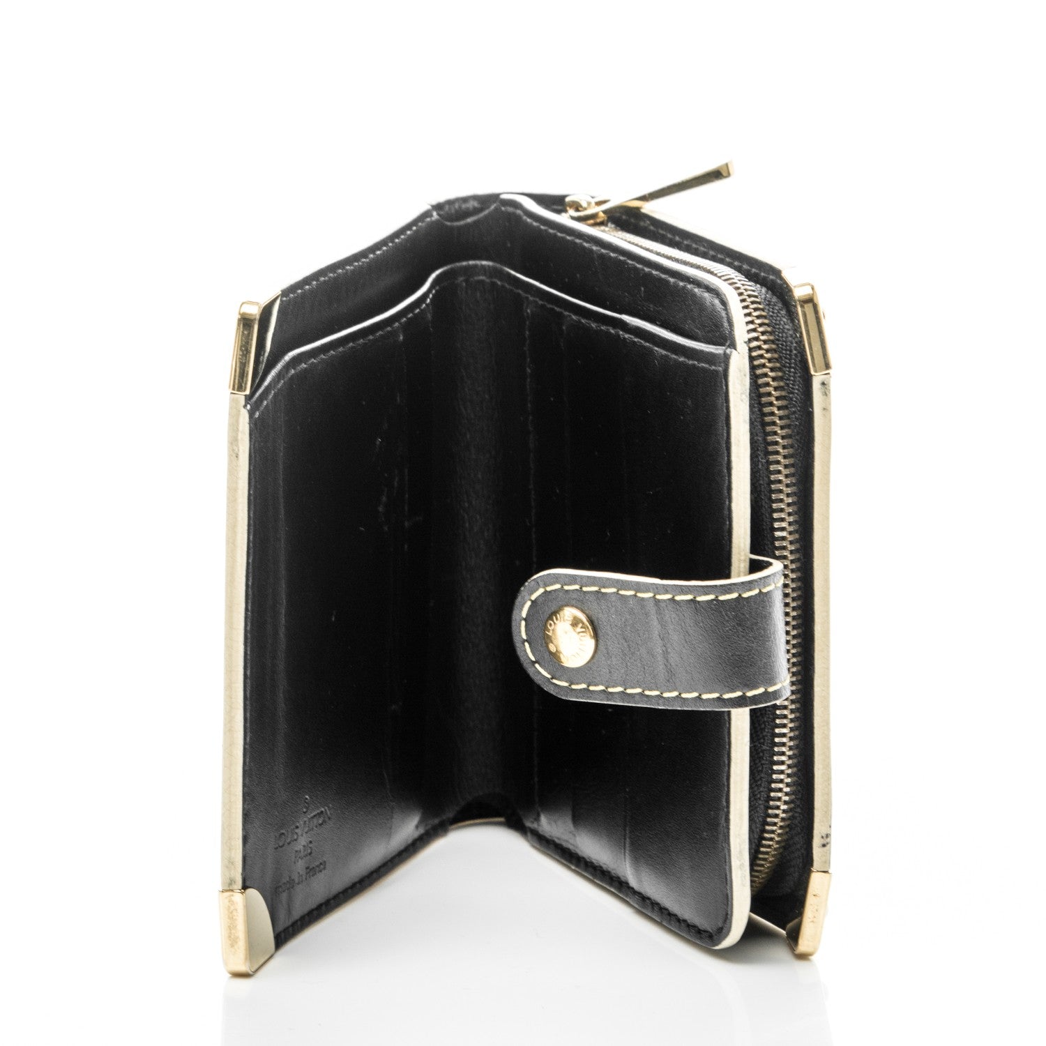 Louis Vuitton Suhali Compact Zipped Wallet Black 5 of 7