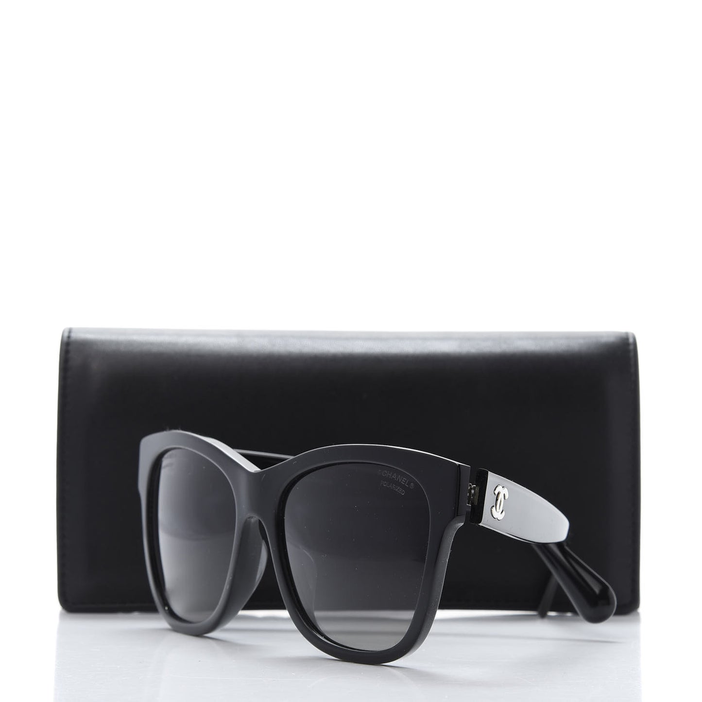 Polarized Square CC Sunglasses 5380 Black