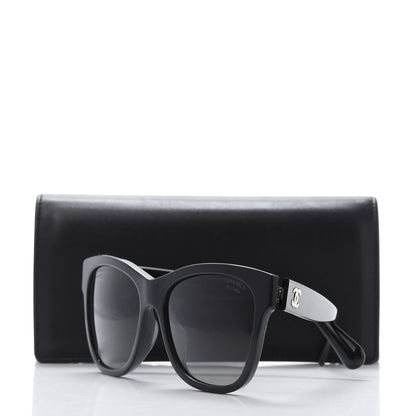 Chanel Polarized Square CC Sunglasses 5380 Black 8 of 8