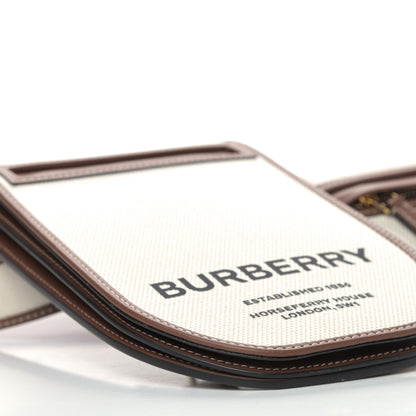 Burberry Canvas Smooth Calfskin Olympia Belt Bag Natural 8 of 14