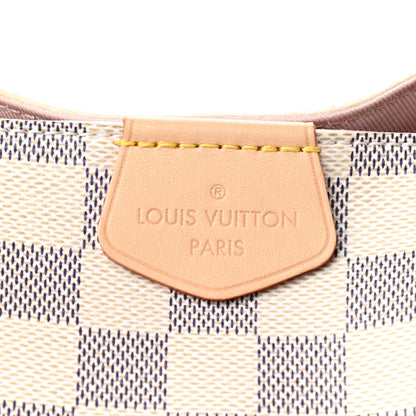 Louis Vuitton Damier Azur Graceful PM Rose Ballerine 8 of 10